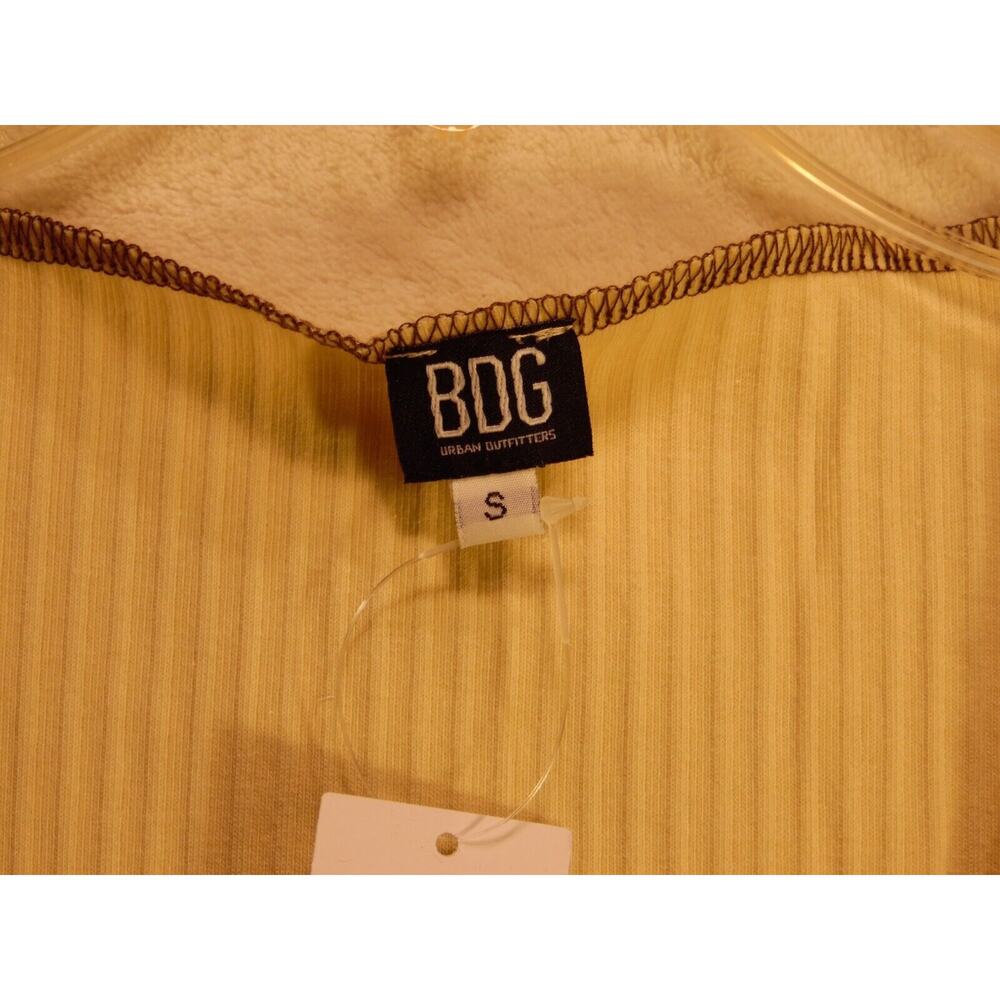 BDG Urban Outfitters Tank Top Womens S Tan Notch Neck Crop NWT - Picture 6 of 7